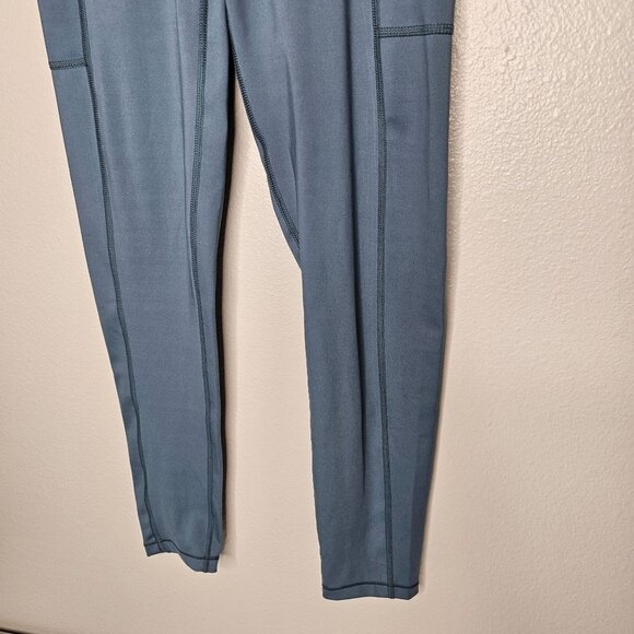 Aeropostale Size Medium Slate Blue Flex High-Rise Pocket Leggings - Picture 4 of 10